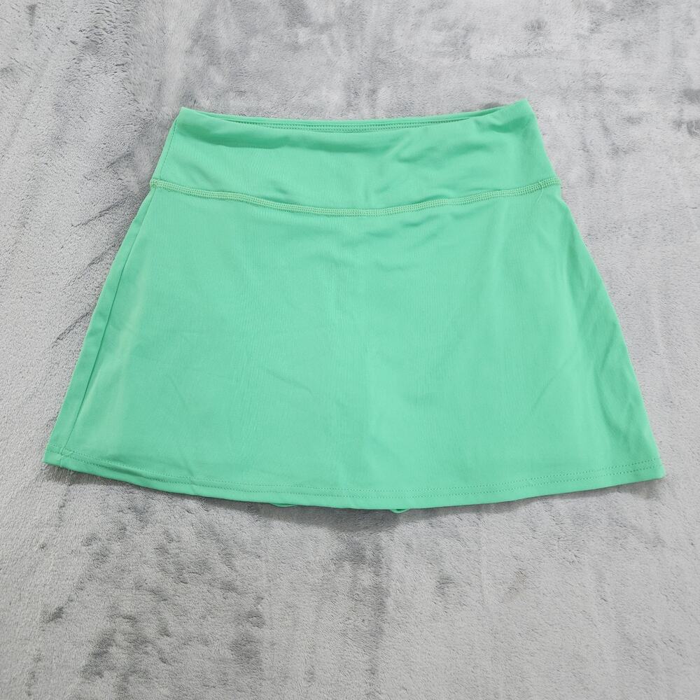 Realessentials Skort‎ Womens S Green Pull On Mini A-Line Skirt Shorts Athletic